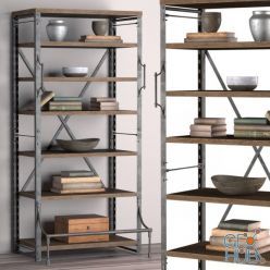 3D model FRENCH LIBRARY RACK