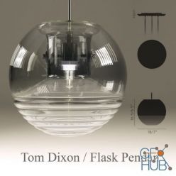 3D model Flask Smoke pendant lamp by Tom Dixon