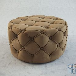 3D model Round Tufted Ottomans (max 2010, fbx)