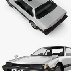 3D model Honda Prelude 1983