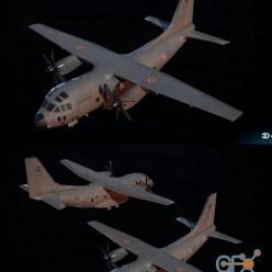 3D model C-27J Spartan PBR