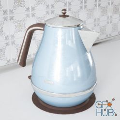 3D model Electric blue kettle