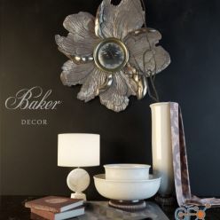 3D model Baker decor with books and mirror
