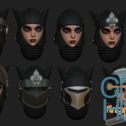 3D model Space Nuns Helmets January 2022 – 3D Print