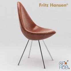 3D model Fritz Hansen – The Drop Chair