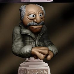 3D model Muppets - Waldorf - Rober Rollin Patreon, Statler Grandpa, Bear – 3D Print