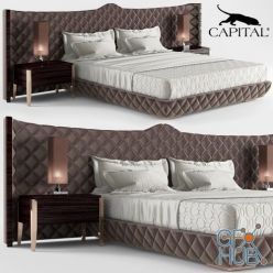 3D model Capital double bed