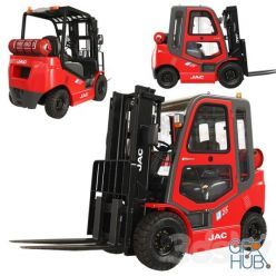 3D model Fork lift truck JAC CPCD 2