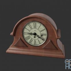3D model Clock Antique (Vray, Corona)