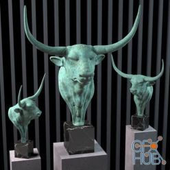 3D model Art decor «Buffalo Trophy»