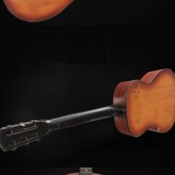 3D model Old guitar PBR