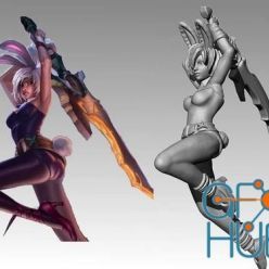 3D model Battle Bunny Riven – 3D Print