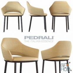 3D model Armchair Pedrali