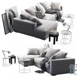 3D model Sofa Boconcept Cenova 1 (max 2011, tex)