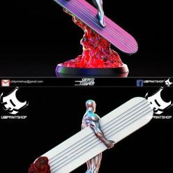 3D model Silver Surfer version 1 and 2 – 3D Print