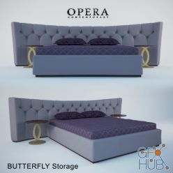 3D model Angelo Cappellin BUTTERFLY Storage bed