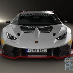 3D model Lamborghini Huracan Trofeo 2014