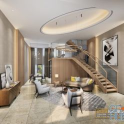 3D model Modern Style Interior 090