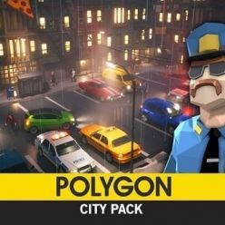 3D model CGTrader – POLYGON – City Pack Low-poly & Complete Colored Lowpoly Standing People