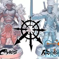 3D model Chaos Warrior Vs Bretonnian Knight – 3D Print