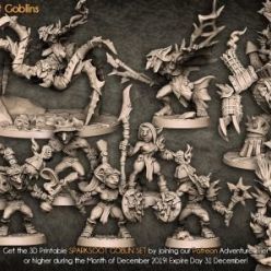 3D model Artisan Guild – Patreon – December 2019 set – Sparksoot Goblin