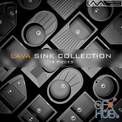 3D model Kitchen sink collection by Lava