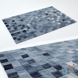 3D model Carpet in the style of textile mosaic