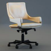 3D model «Silhouette» armchair Luca Scacchetti