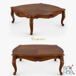 3D model Carpenter Big square tea table