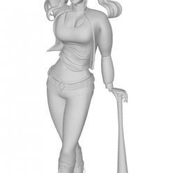 3D model Supervillain Harley Quinn – 3D Print