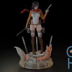 3D model Mikasa Ackerman from Attack on Titan