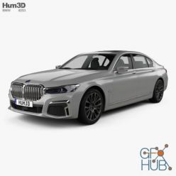 3D model Hum3D - BMW 7 Series Le 2020