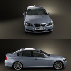 3D model BMW 3 Series Sedan 2011