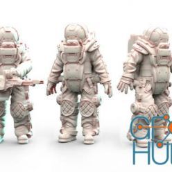 3D model Space Suit – 3D Print