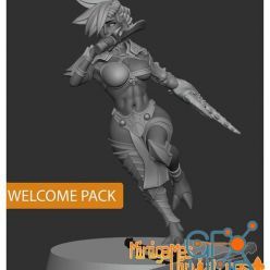 3D model Minigames Miniatures - Welcome Pack - Demonesse – 3D Print