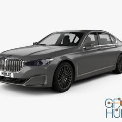 3D model Hum 3D BMW 7-series L 2019 car