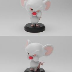 3D model Plakit pinky and the brain brain – 3D Print