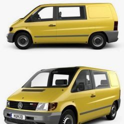 3D model Mercedes-Benz Vito (W638) Kombi Van 1996