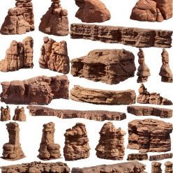 3D model Megascans – 3D Models of Canyons Rock