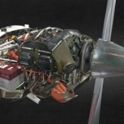 3D model Airplane Engine PBR