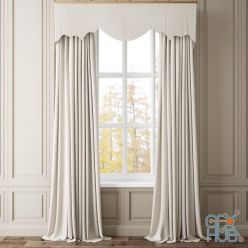 3D model Curtain 63 (max 2011, fbx)