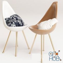 3D model French chair