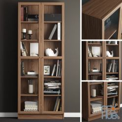 3D model Bookcase Billy Oxberg by IKEA