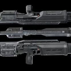 3D model Shotgun SiX-12 PBR