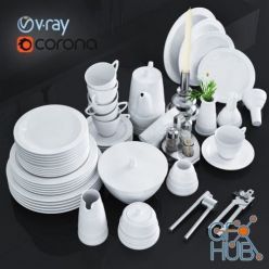 3D model Ware and accessories for kitchen