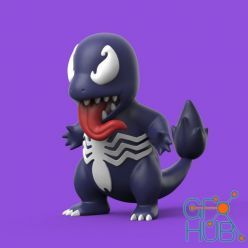 3D model Pokemon Venom Charmander