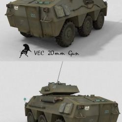3D model Vec-20 Spanish Army