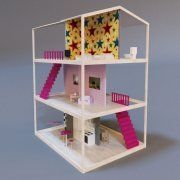 3D model Dolls house