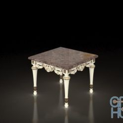 3D model Tavolo quadrato table by Modenese Gastone