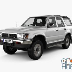 3D model Toyota 4Runner 1992